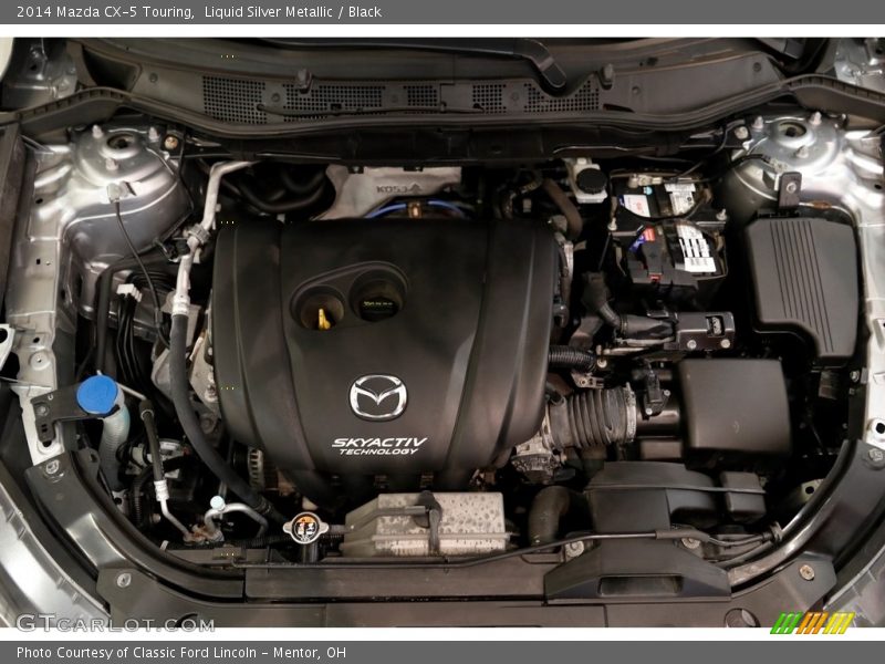 Liquid Silver Metallic / Black 2014 Mazda CX-5 Touring