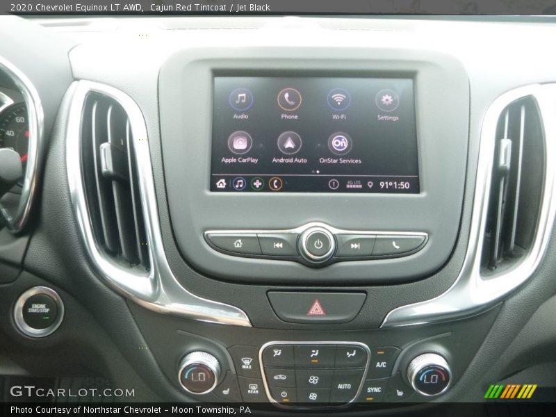 Cajun Red Tintcoat / Jet Black 2020 Chevrolet Equinox LT AWD