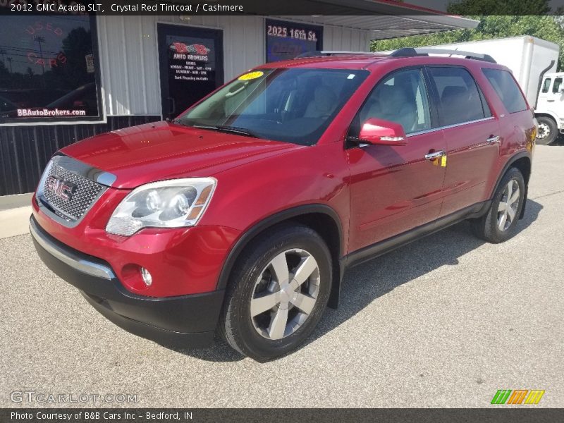 Crystal Red Tintcoat / Cashmere 2012 GMC Acadia SLT