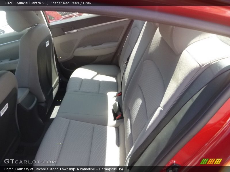 Scarlet Red Pearl / Gray 2020 Hyundai Elantra SEL