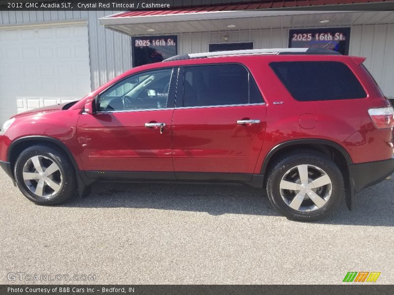 Crystal Red Tintcoat / Cashmere 2012 GMC Acadia SLT