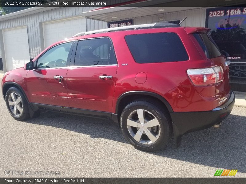 Crystal Red Tintcoat / Cashmere 2012 GMC Acadia SLT