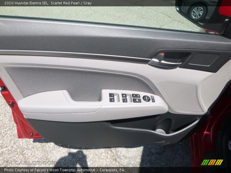 Scarlet Red Pearl / Gray 2020 Hyundai Elantra SEL