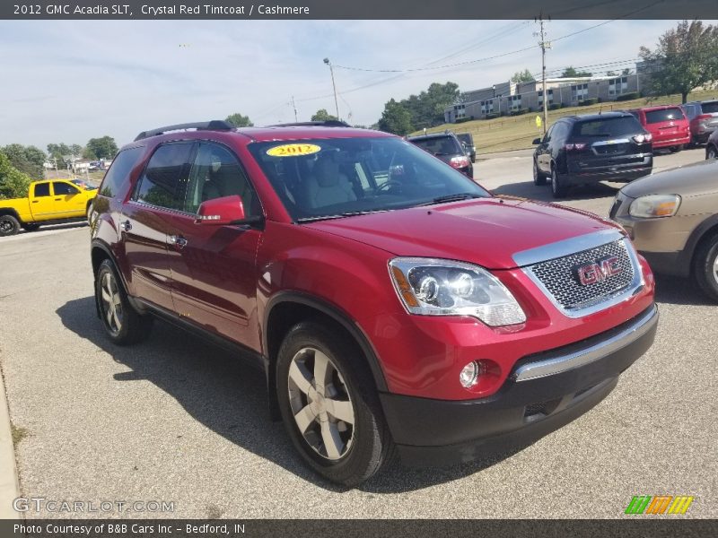 Crystal Red Tintcoat / Cashmere 2012 GMC Acadia SLT