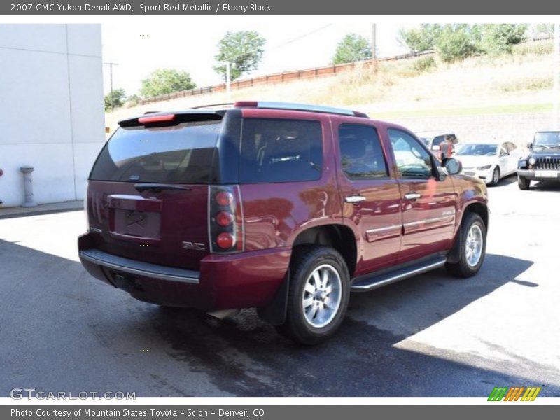 Sport Red Metallic / Ebony Black 2007 GMC Yukon Denali AWD