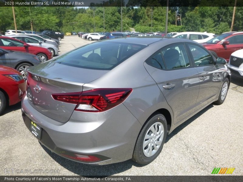 Fluid Metal / Black 2020 Hyundai Elantra SE