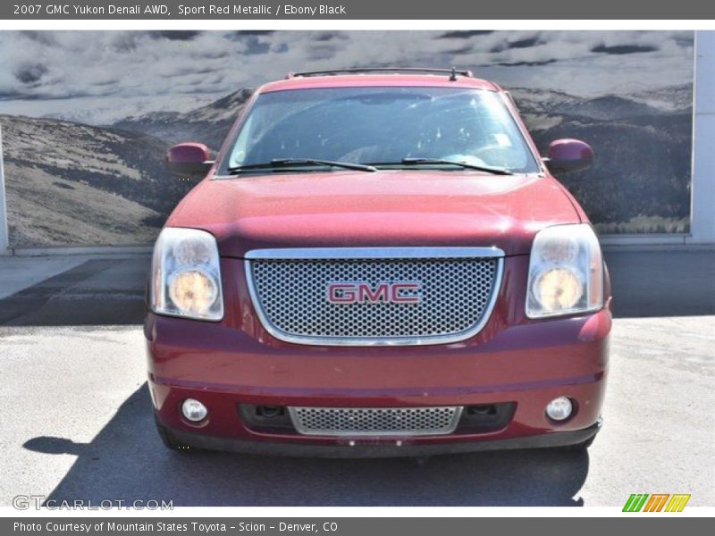 Sport Red Metallic / Ebony Black 2007 GMC Yukon Denali AWD