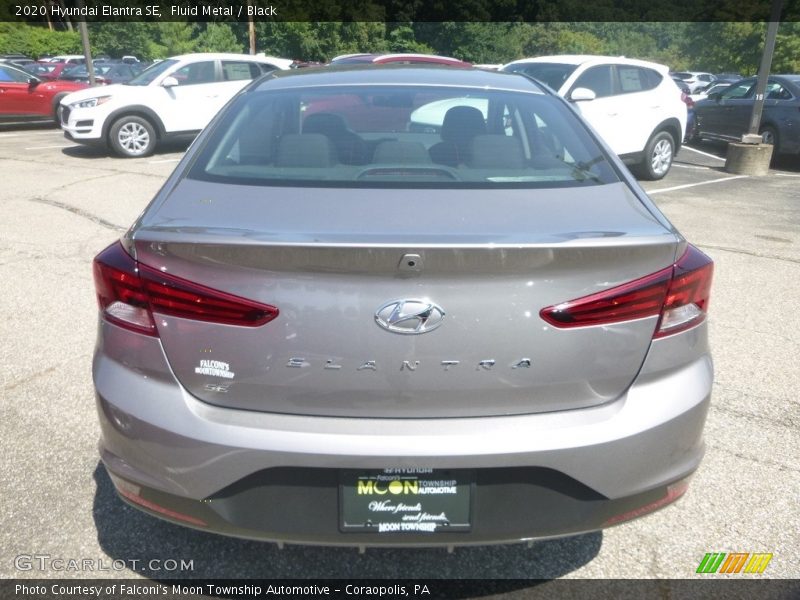 Fluid Metal / Black 2020 Hyundai Elantra SE