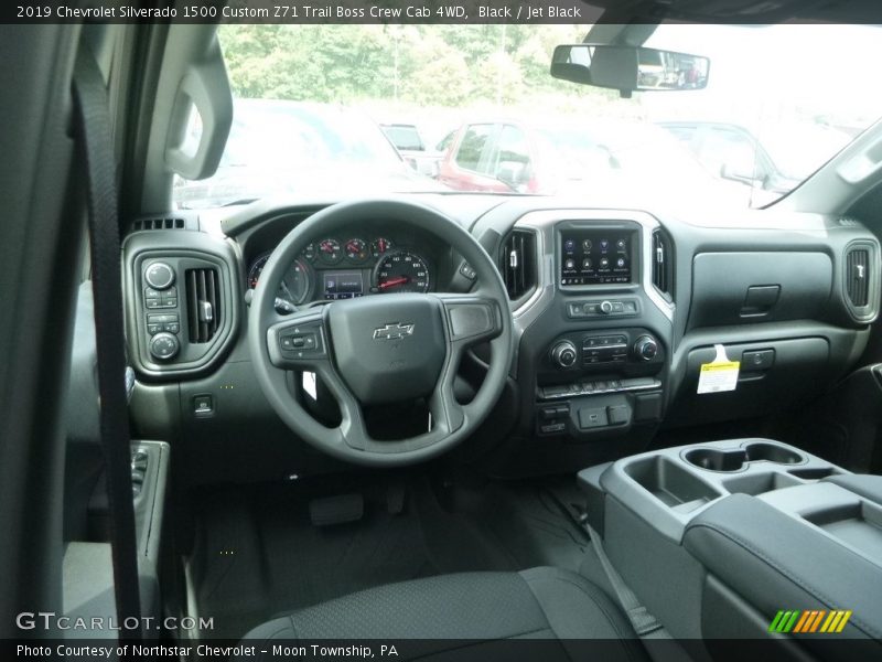 Black / Jet Black 2019 Chevrolet Silverado 1500 Custom Z71 Trail Boss Crew Cab 4WD