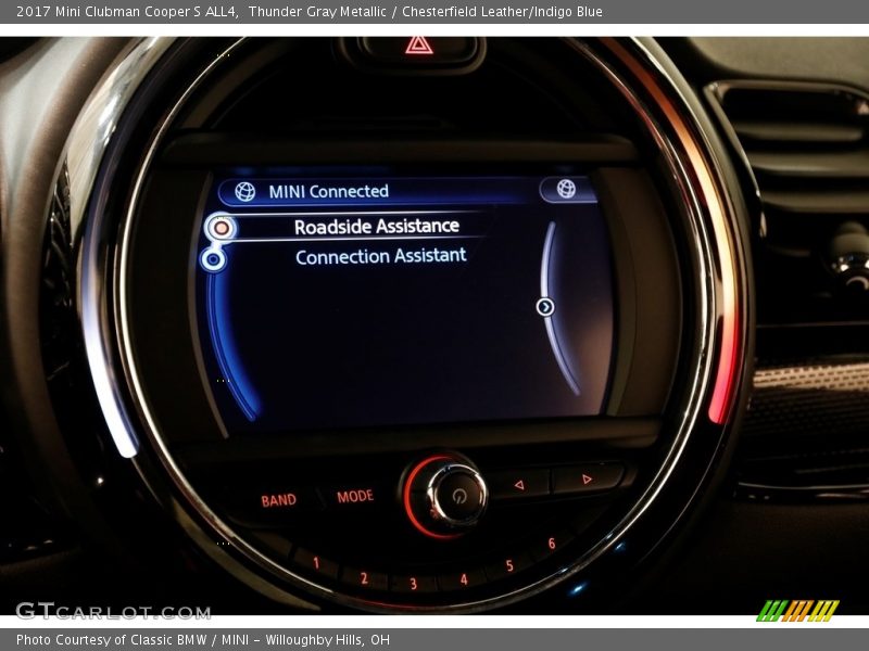 Thunder Gray Metallic / Chesterfield Leather/Indigo Blue 2017 Mini Clubman Cooper S ALL4