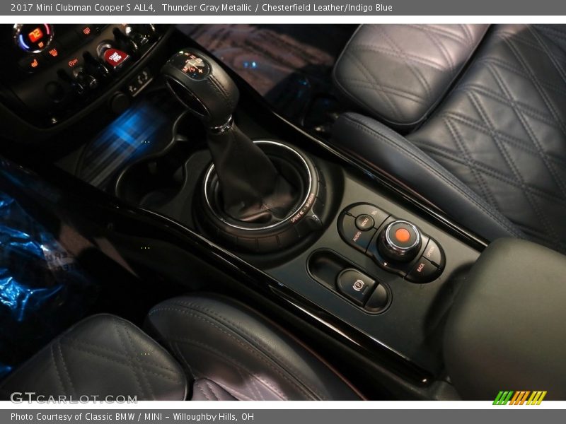 Thunder Gray Metallic / Chesterfield Leather/Indigo Blue 2017 Mini Clubman Cooper S ALL4