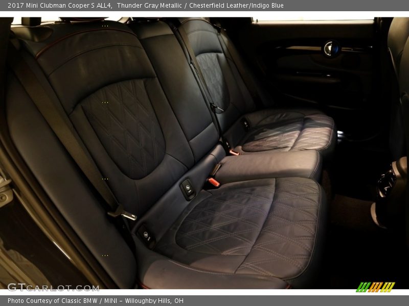 Thunder Gray Metallic / Chesterfield Leather/Indigo Blue 2017 Mini Clubman Cooper S ALL4