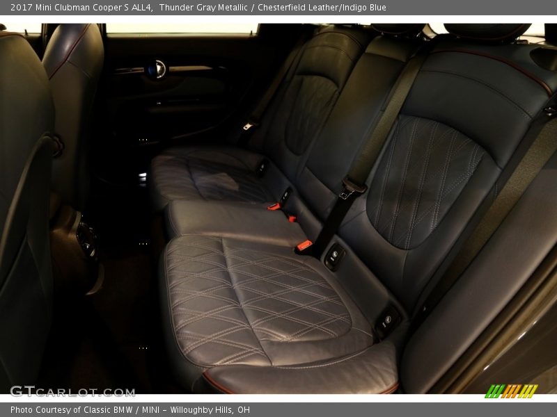 Thunder Gray Metallic / Chesterfield Leather/Indigo Blue 2017 Mini Clubman Cooper S ALL4
