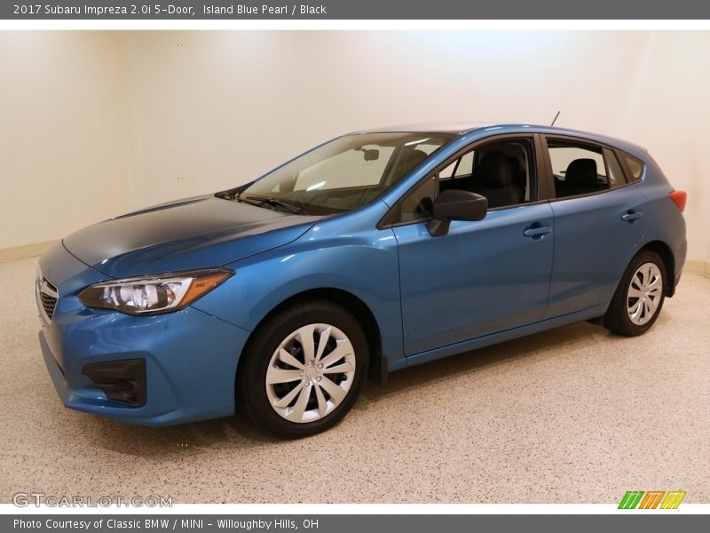 Island Blue Pearl / Black 2017 Subaru Impreza 2.0i 5-Door