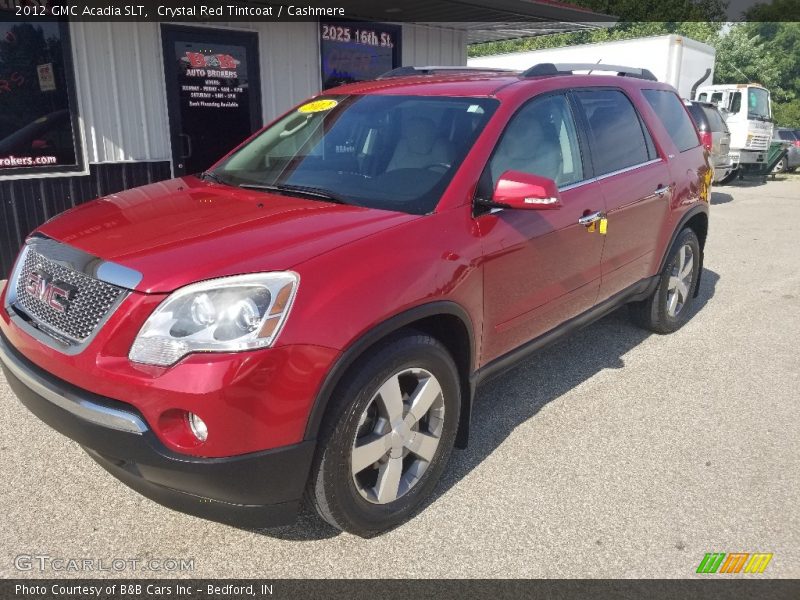 Crystal Red Tintcoat / Cashmere 2012 GMC Acadia SLT