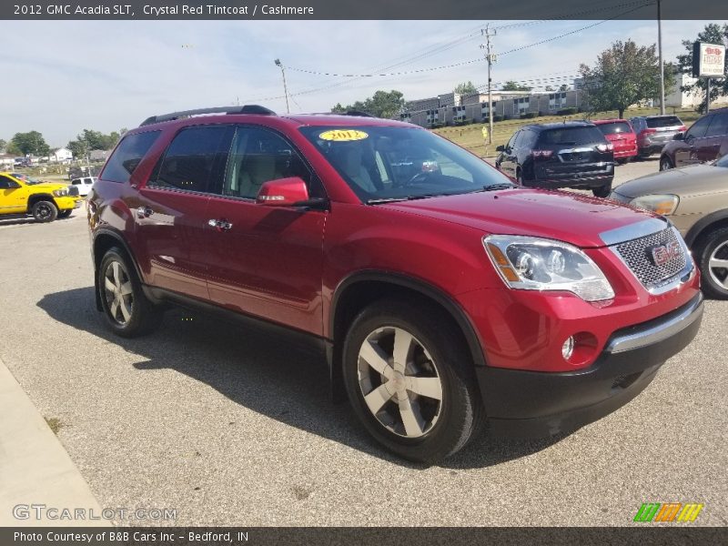 Crystal Red Tintcoat / Cashmere 2012 GMC Acadia SLT