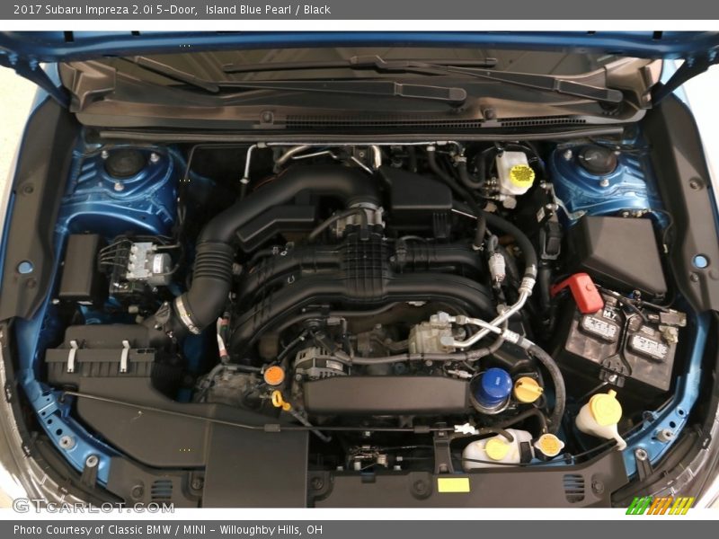 Island Blue Pearl / Black 2017 Subaru Impreza 2.0i 5-Door