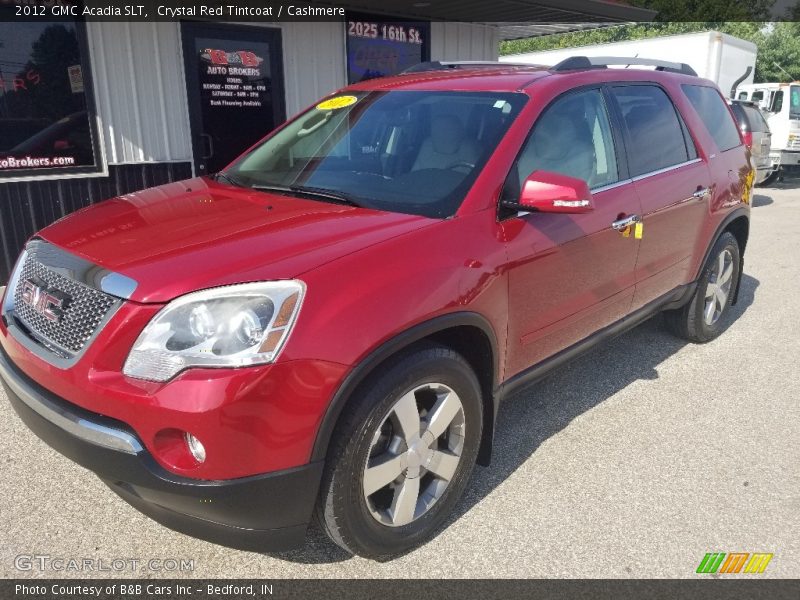 Crystal Red Tintcoat / Cashmere 2012 GMC Acadia SLT