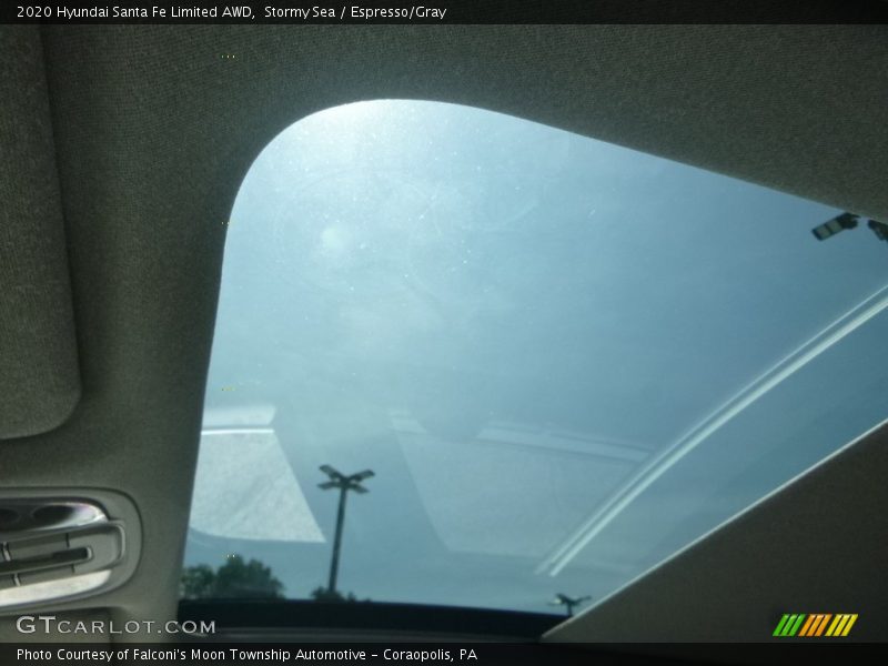 Stormy Sea / Espresso/Gray 2020 Hyundai Santa Fe Limited AWD