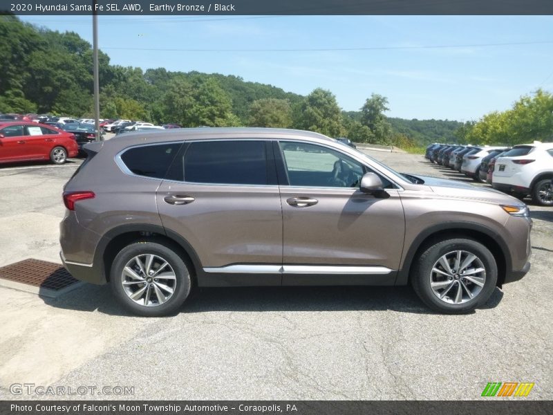 Earthy Bronze / Black 2020 Hyundai Santa Fe SEL AWD