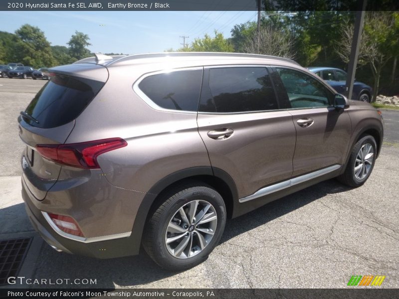 Earthy Bronze / Black 2020 Hyundai Santa Fe SEL AWD