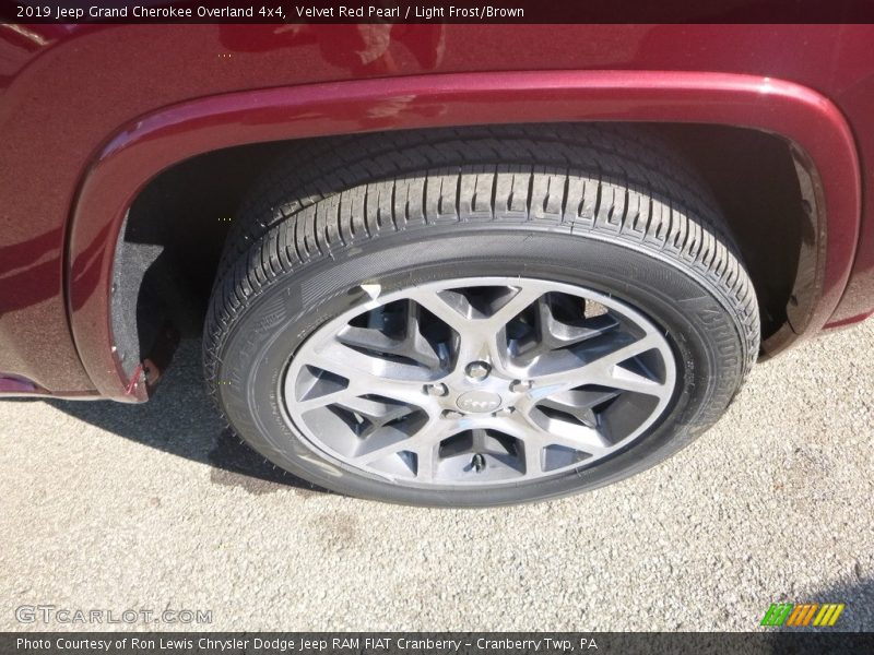 Velvet Red Pearl / Light Frost/Brown 2019 Jeep Grand Cherokee Overland 4x4