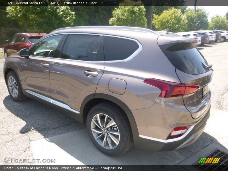 Earthy Bronze / Black 2020 Hyundai Santa Fe SEL AWD