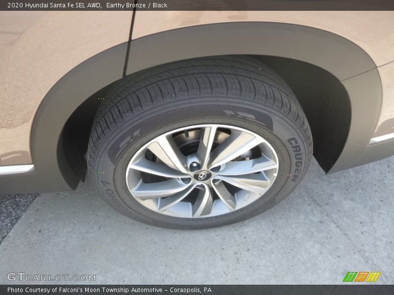 Earthy Bronze / Black 2020 Hyundai Santa Fe SEL AWD