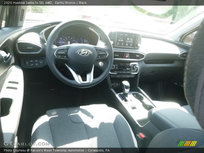 Earthy Bronze / Black 2020 Hyundai Santa Fe SEL AWD