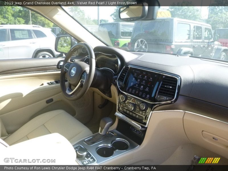 Velvet Red Pearl / Light Frost/Brown 2019 Jeep Grand Cherokee Overland 4x4
