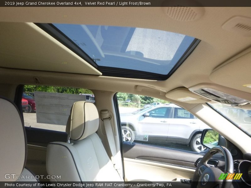 Velvet Red Pearl / Light Frost/Brown 2019 Jeep Grand Cherokee Overland 4x4
