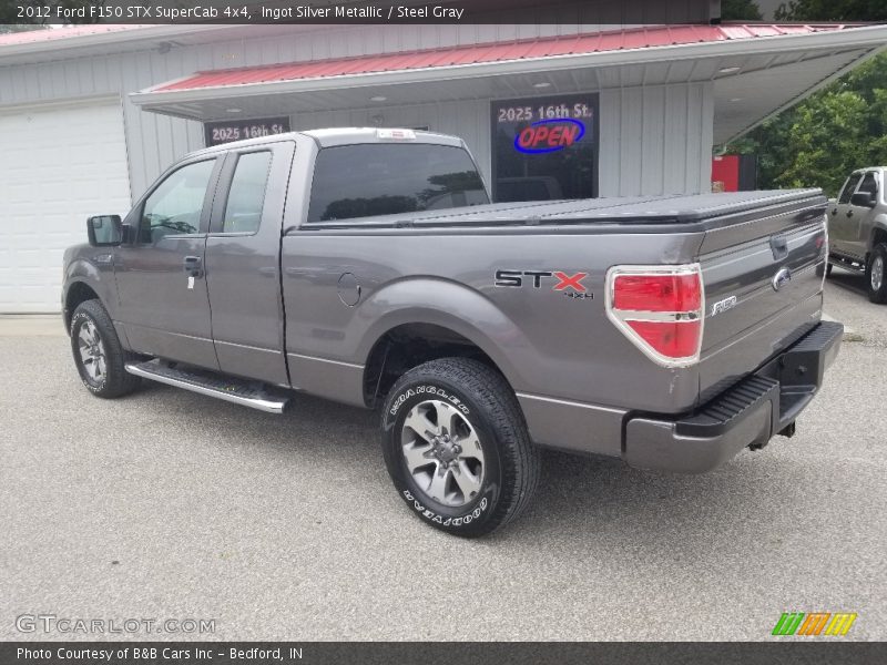 Ingot Silver Metallic / Steel Gray 2012 Ford F150 STX SuperCab 4x4