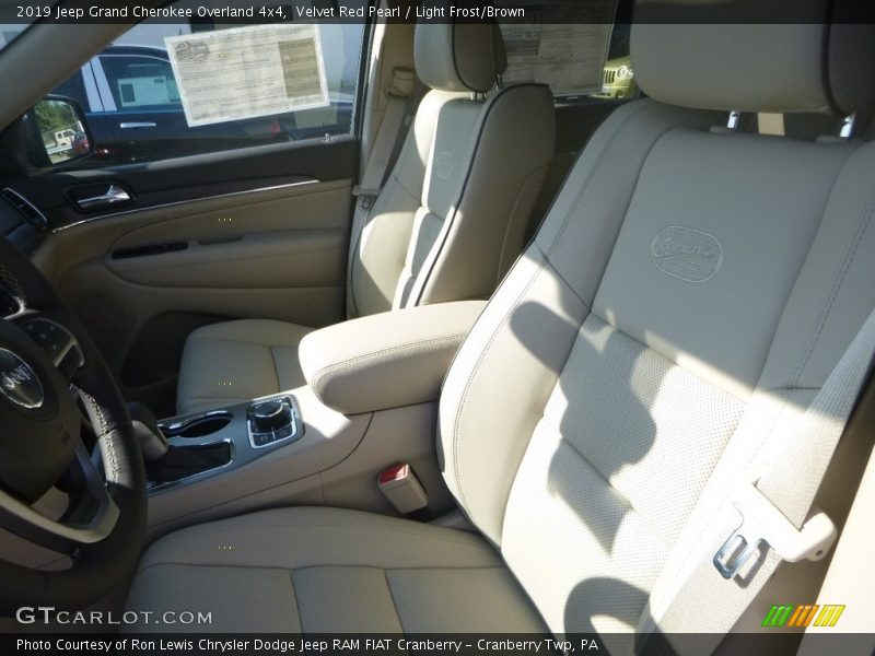 Velvet Red Pearl / Light Frost/Brown 2019 Jeep Grand Cherokee Overland 4x4