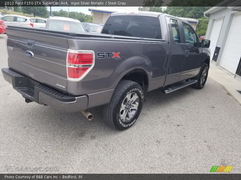 Ingot Silver Metallic / Steel Gray 2012 Ford F150 STX SuperCab 4x4