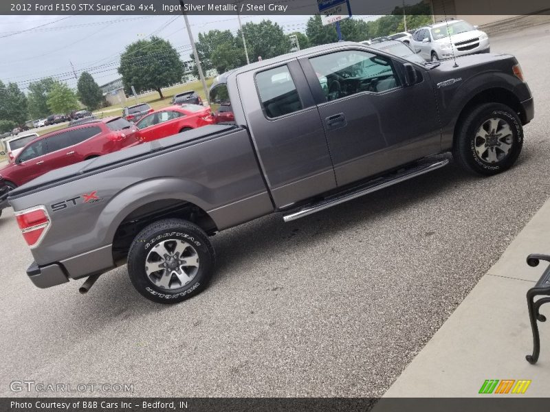 Ingot Silver Metallic / Steel Gray 2012 Ford F150 STX SuperCab 4x4