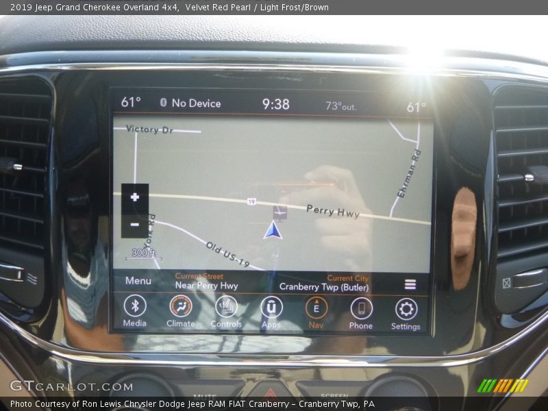 Velvet Red Pearl / Light Frost/Brown 2019 Jeep Grand Cherokee Overland 4x4