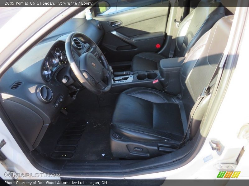 Ivory White / Ebony 2005 Pontiac G6 GT Sedan