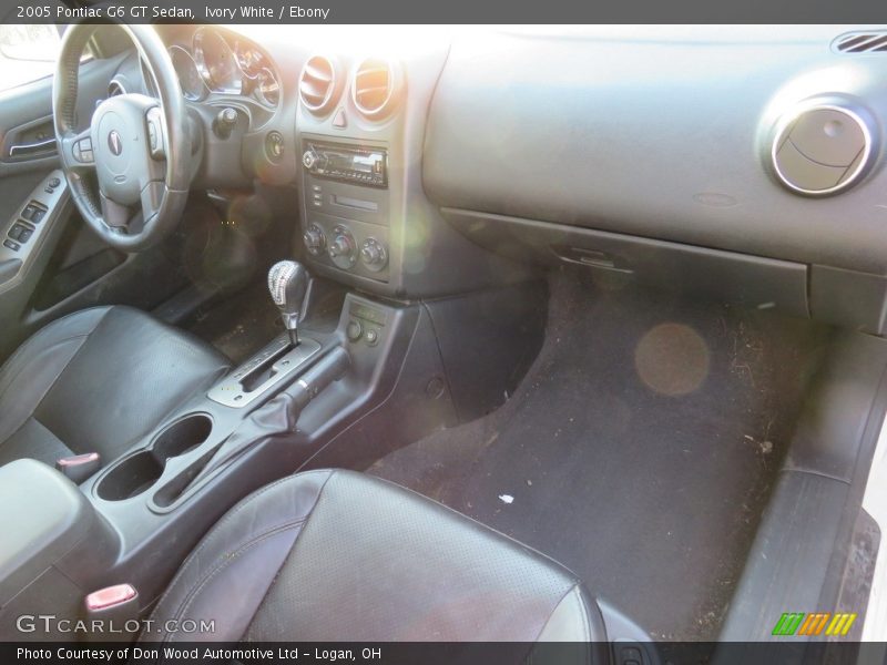 Ivory White / Ebony 2005 Pontiac G6 GT Sedan