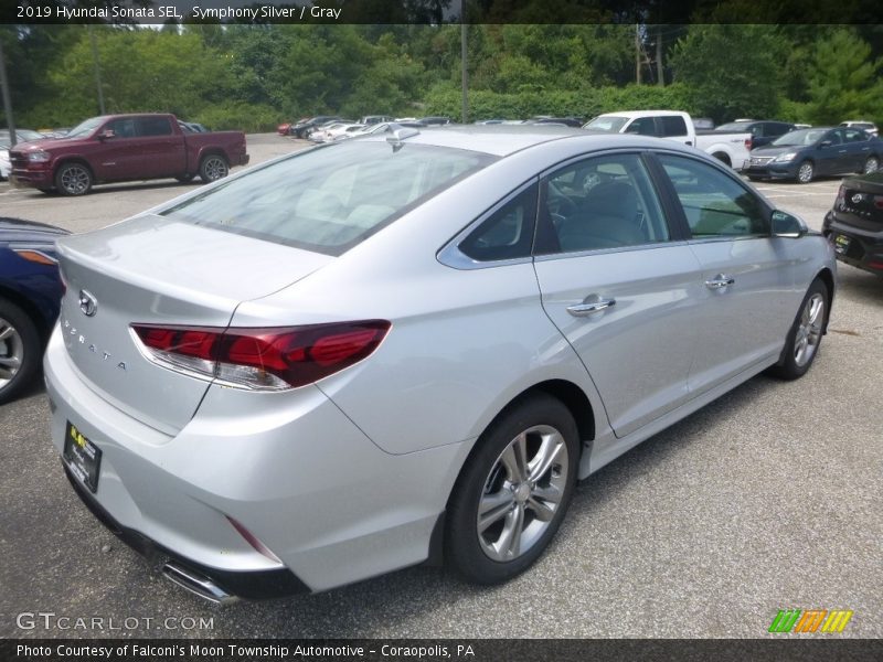 Symphony Silver / Gray 2019 Hyundai Sonata SEL