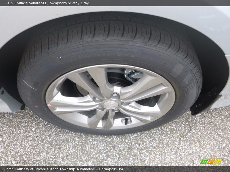 Symphony Silver / Gray 2019 Hyundai Sonata SEL