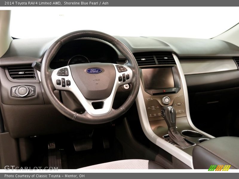 Shoreline Blue Pearl / Ash 2014 Toyota RAV4 Limited AWD
