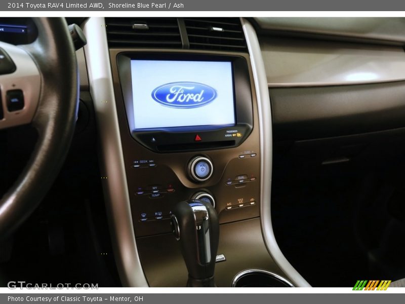 Shoreline Blue Pearl / Ash 2014 Toyota RAV4 Limited AWD