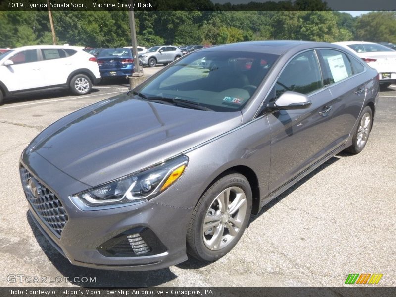 Machine Gray / Black 2019 Hyundai Sonata Sport