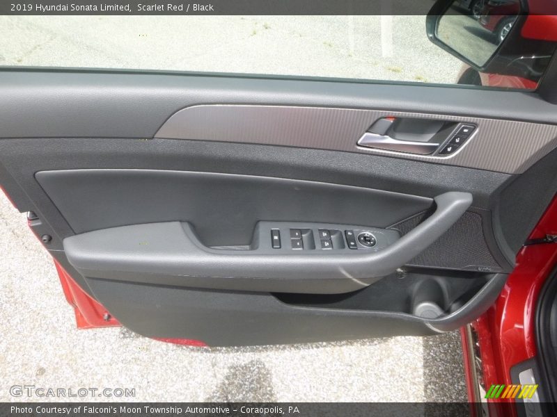 Scarlet Red / Black 2019 Hyundai Sonata Limited
