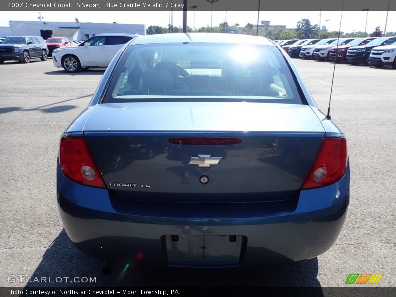 Blue Granite Metallic / Gray 2007 Chevrolet Cobalt LS Sedan