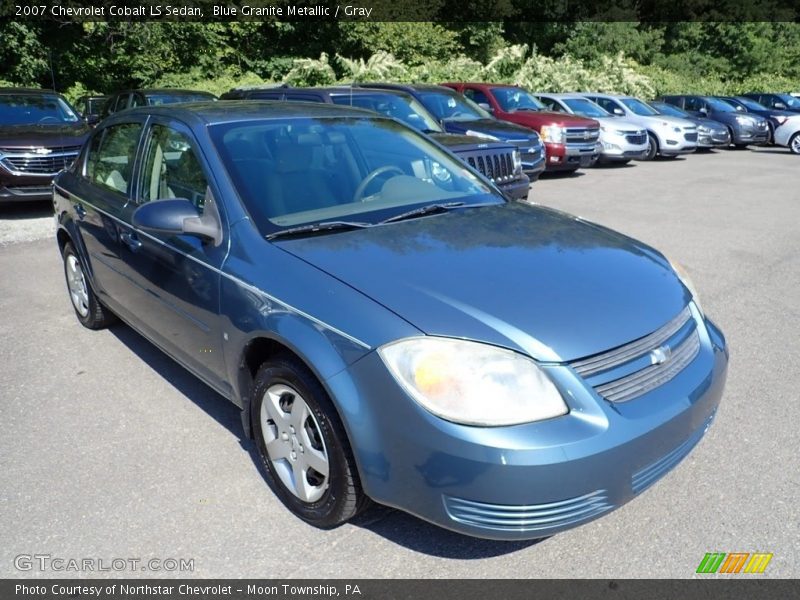 Blue Granite Metallic / Gray 2007 Chevrolet Cobalt LS Sedan