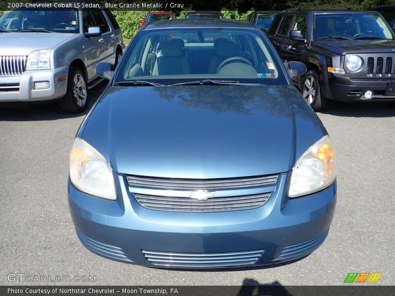 Blue Granite Metallic / Gray 2007 Chevrolet Cobalt LS Sedan