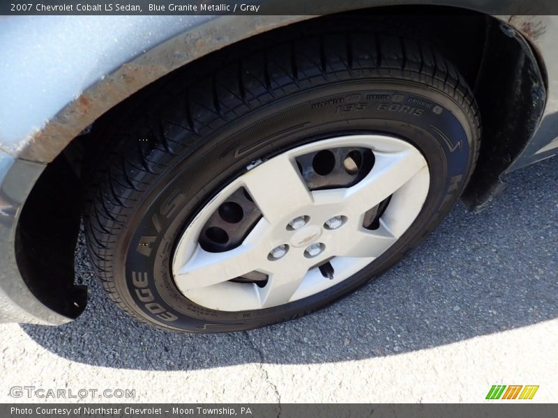 Blue Granite Metallic / Gray 2007 Chevrolet Cobalt LS Sedan