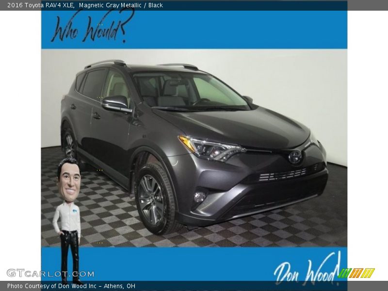 Magnetic Gray Metallic / Black 2016 Toyota RAV4 XLE