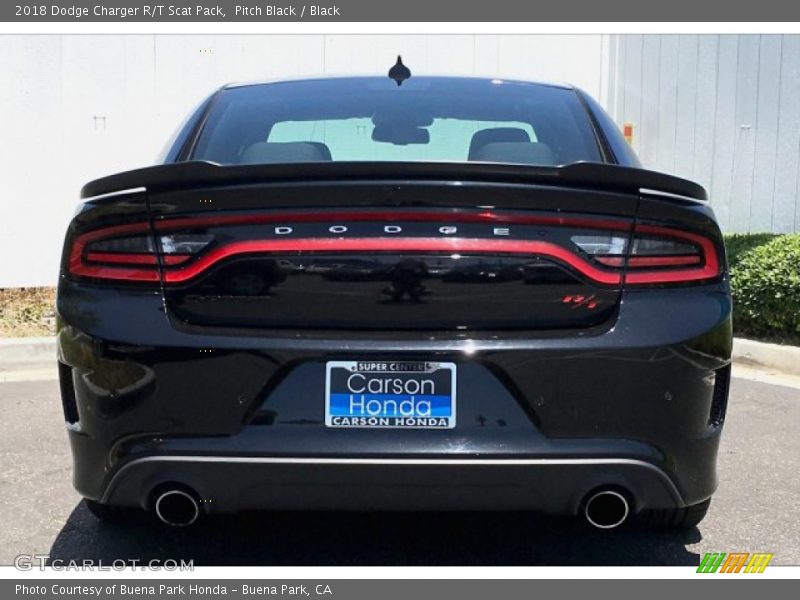 Pitch Black / Black 2018 Dodge Charger R/T Scat Pack